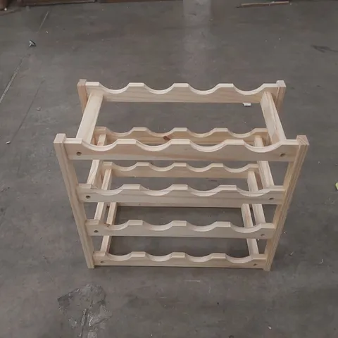 WOODEN 4-TIER WINE RACK
