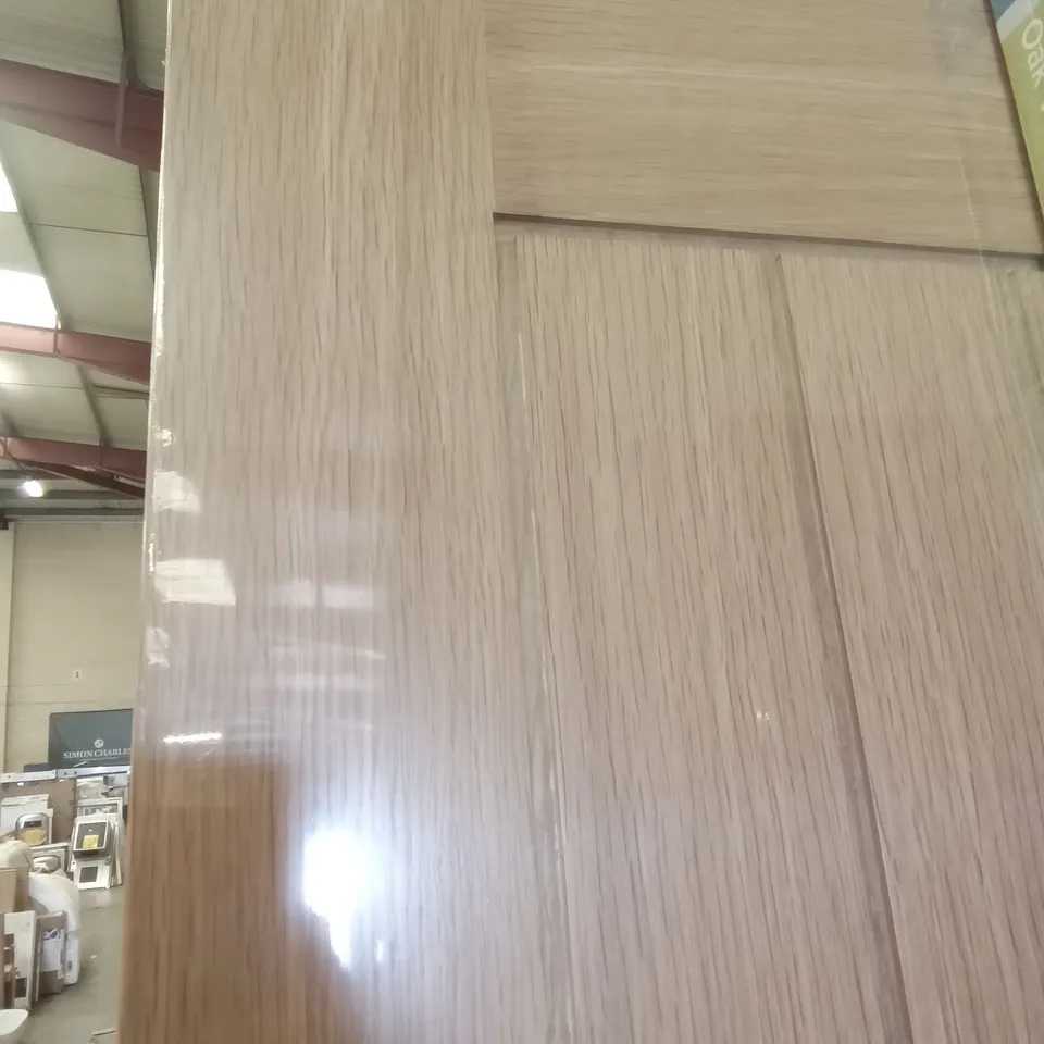 PACKAGED GEOM 762MM X 1981MM COTTAGE OAK VENEER INTERNAL DOOR DOOR