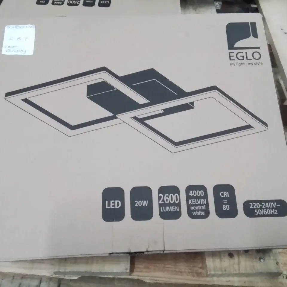 BOXED EGLO CEILING LIGHT 20W 2600 LUMEN 