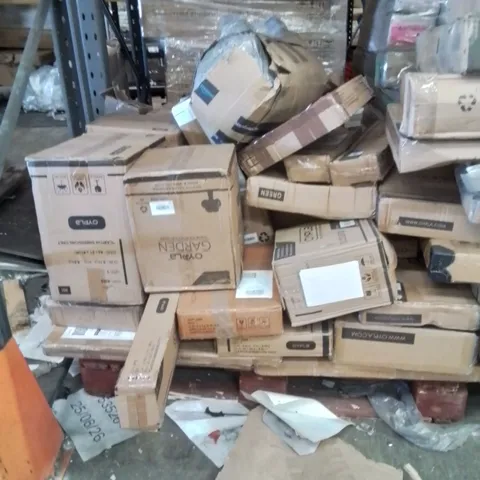 PALLET OF OYPLA FLATPACKED PRODUCTS AND ITEMS
