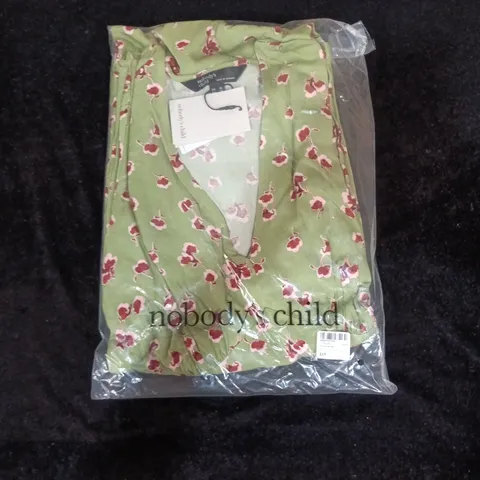 NOBODY'S CHILD ATLAS MIDI DRESS – GREEN, UK 10 (EU 38, US 6) – IN ORIGINAL PACKAGING