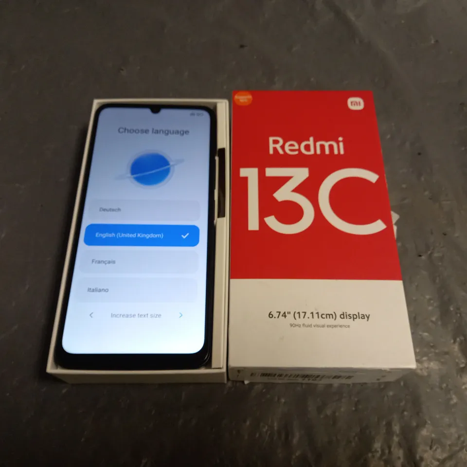 BOXED REDMI 13C ANDROID SMARTPHONE