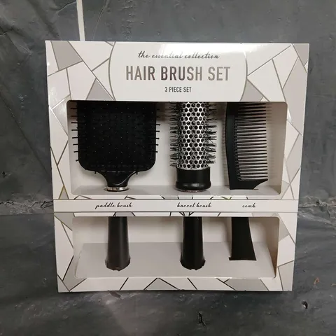 12 BOXED HAIR BRUSH SET 3 PIECE