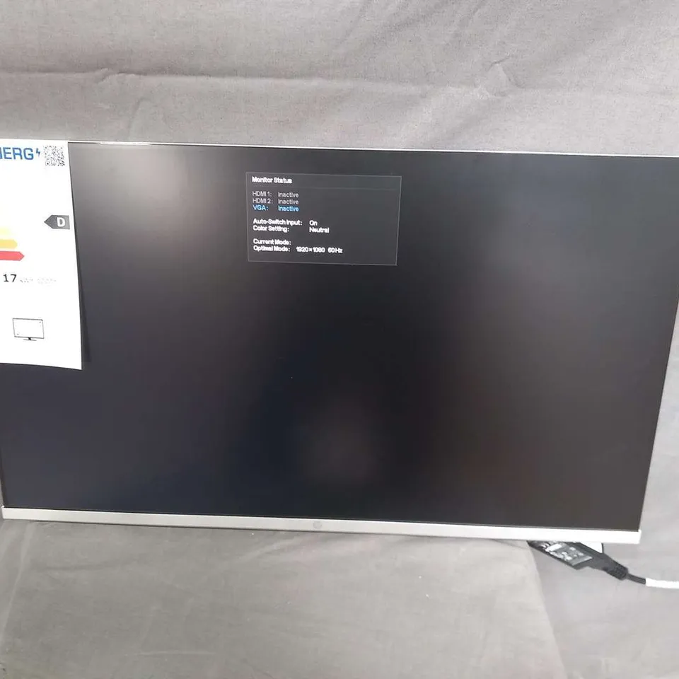 BOXED HP M27FW 68.6CM 27" DIAGONAL FHD MONITOR