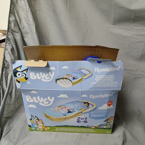 READYBED 2-IN-1 INFLATABLE CHILD'S BED – BLUEY THEME (BOXED)