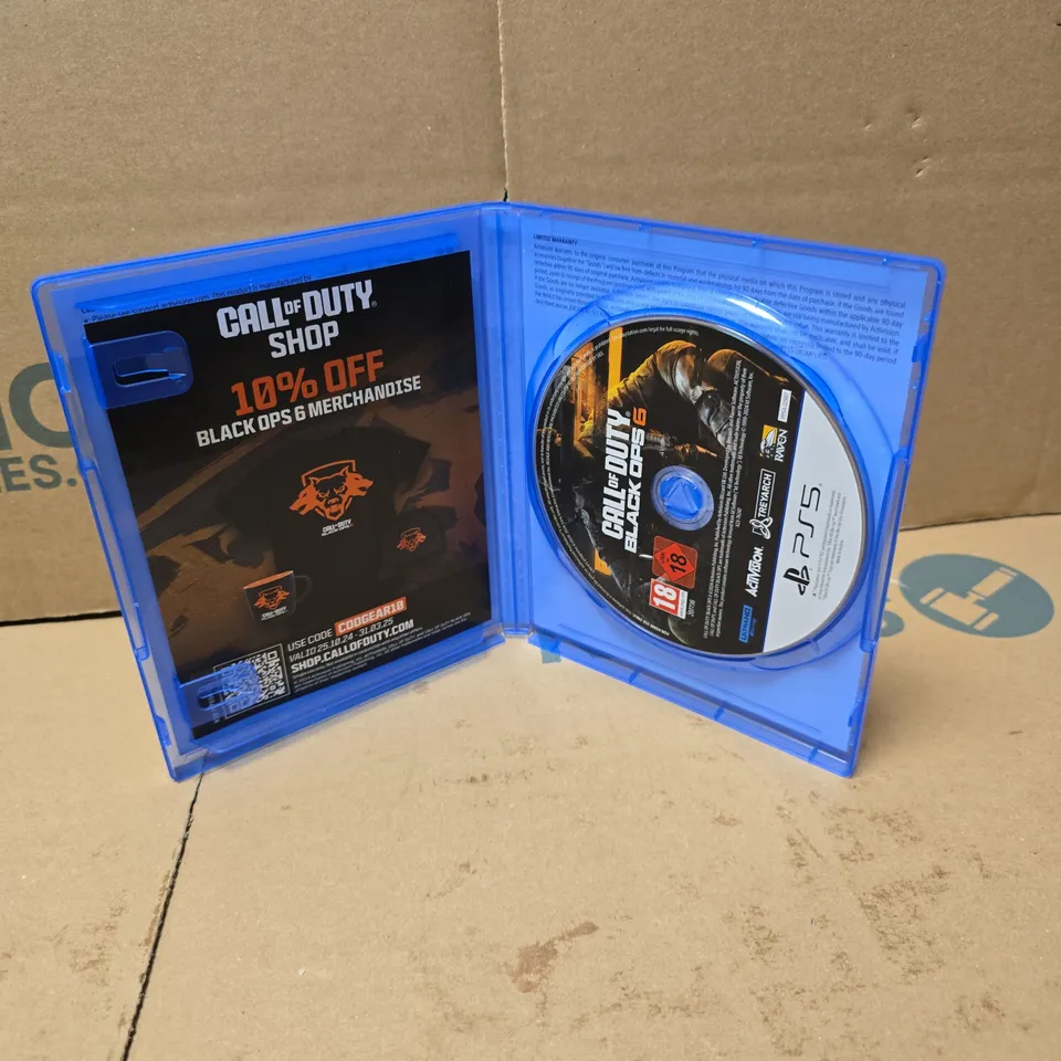 CALL OF DUTY BLACK OPS 6 (PS5)