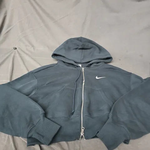 NIKE ZIP HOODIE – DARK TEAL, UK S