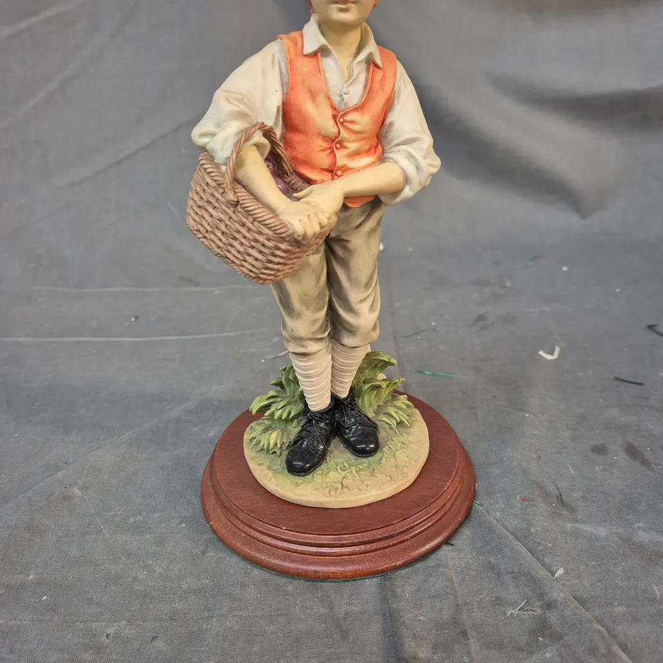 THE LEONARDO COLLECTION GATHERING FRUIT FIGURINE (1988)