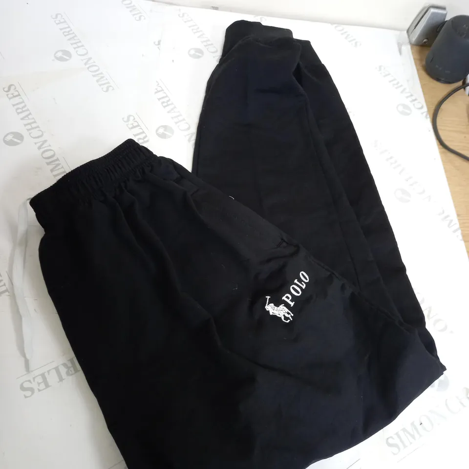 POLO RALPH LAUREN BLACK JOGGERS SIZE L