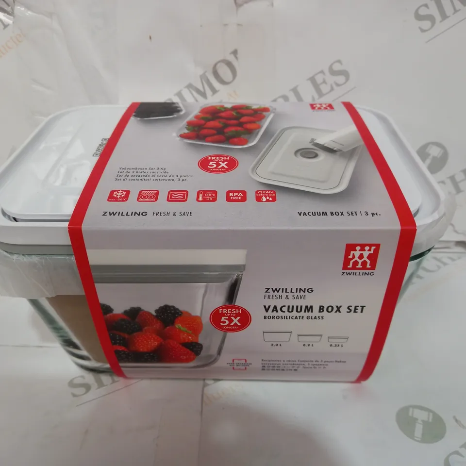 ZWILLING FRESH & SAVE 14 PIECE VACUUM FOOD STORAGE SYSTEM