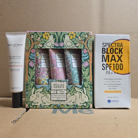 APPROXIMATELY 15 ASSORTED COSMETIC ITEMS TO INCLUDE PERCY REED, WILLIAM MORRIS, ETC - COLLECTION ONLY