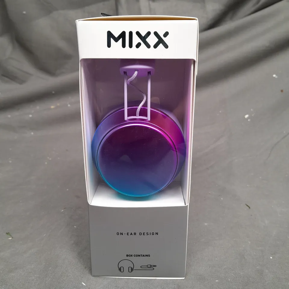 BOXED MIXX 0X1 WIRED ON-EAR HEADPHONES 