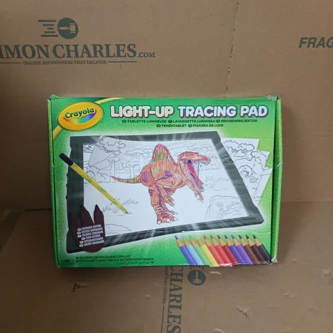 BOXED CRAYOLA DINOSAUR LIGHT-UP TRACING PAD