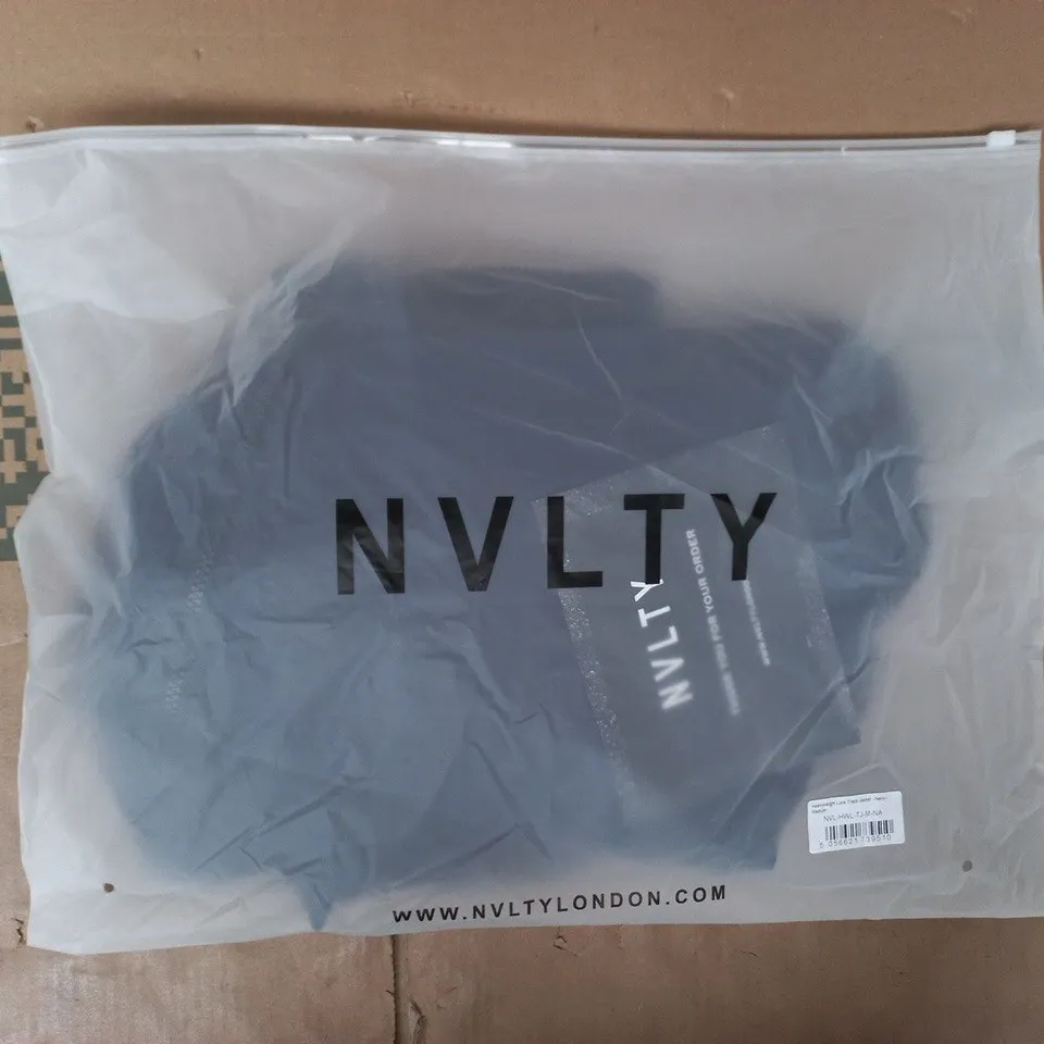 BAGGED NVLTY HEAVYWEIGHT LUXE TRACK JACKET IN NAVY SIZE MEDIUM