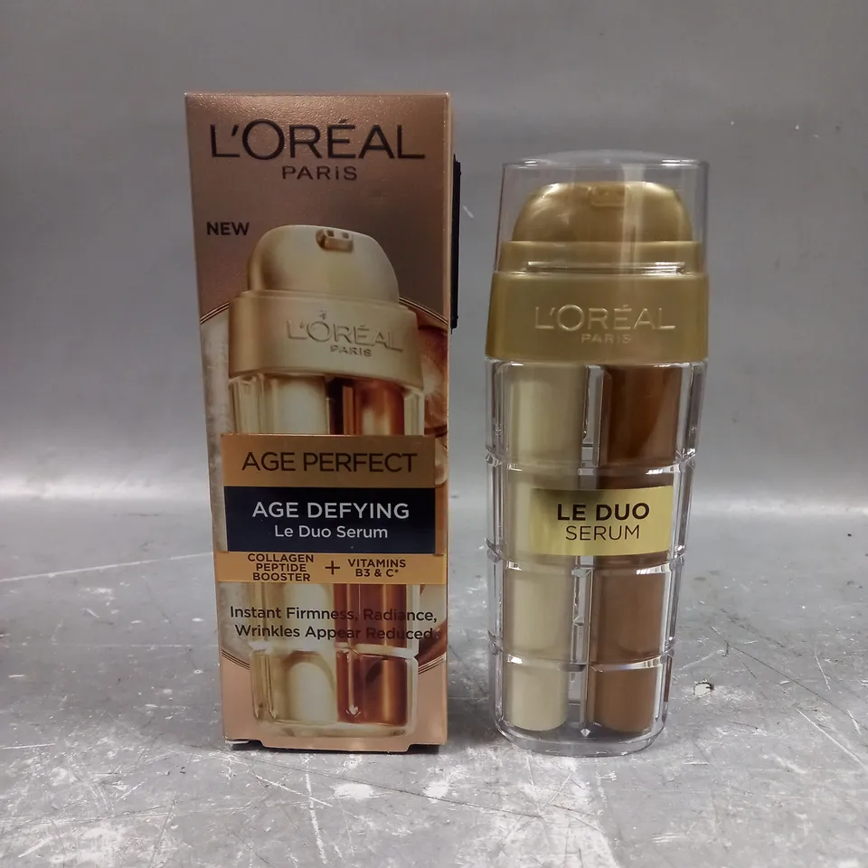 BOXED L'OREAL AGE DEFYING LE DUO SERUM 30ML