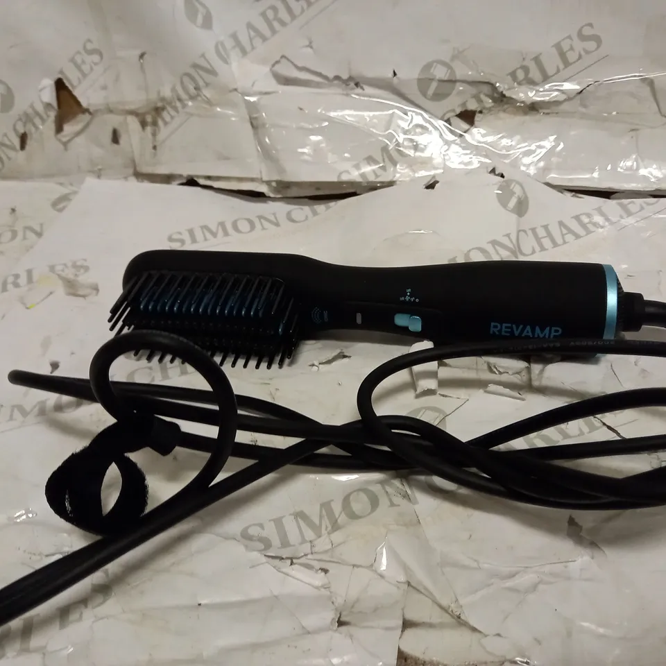 REVAMP PROGLOSS DEEPFORM DRY, STYLE & SHINE HOT STRAIGHTENING AIR BRUSH RRP £100