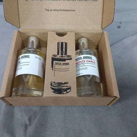 BOXED NOTED AROMAS TWO FRAGRANCE GIFT SET