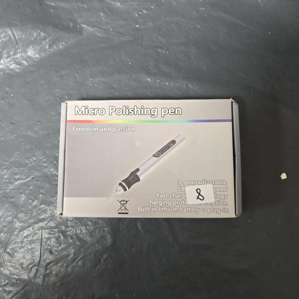 MICRO POLISHING PEN WITH ACCESSORIES – 3-GEAR ADJUSTABLE, 18-SPEED, BUILT-IN LITHIUM BATTERY