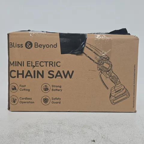 BOXED BLISS & BEYOND MINI ELECTRIC CHAIN SAW