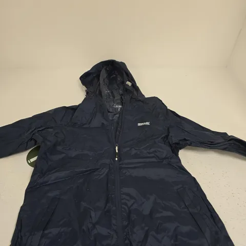 REGATTA GREAT OUTDOORS NAVY HOODED JACKET – WOMEN'S UK 14 (EU 40)