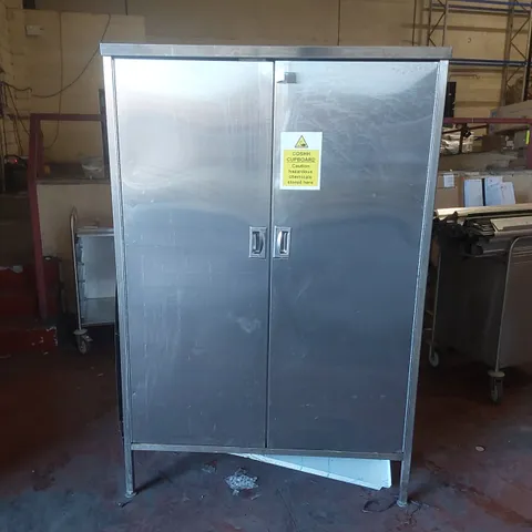 COMMERCIAL STAINLESS STEEL SUPPLY STORAGE CABINET