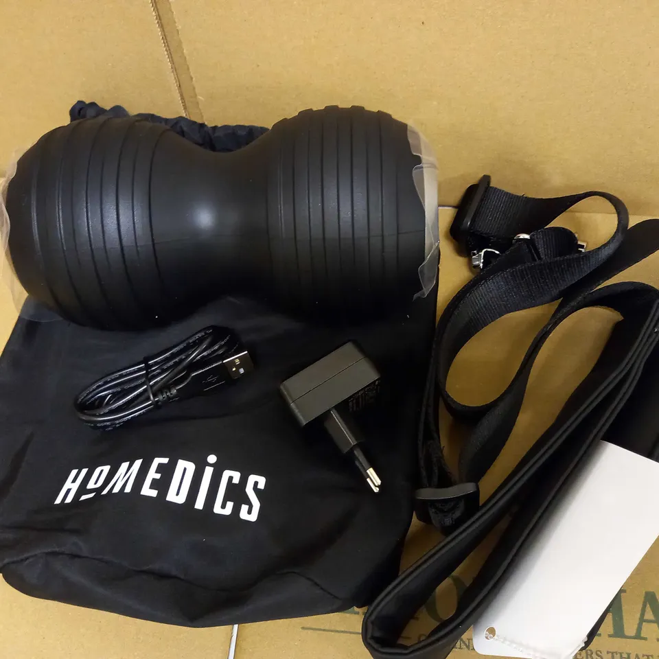 HOMEDICS CORDLESS DOUBLE-BARREL RECHARGEABLE BODY MASSAGER