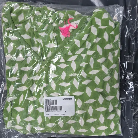 SEALED MONSOON BEACH GEENA GEO ROMPER IN GREEN SIZE 2XL