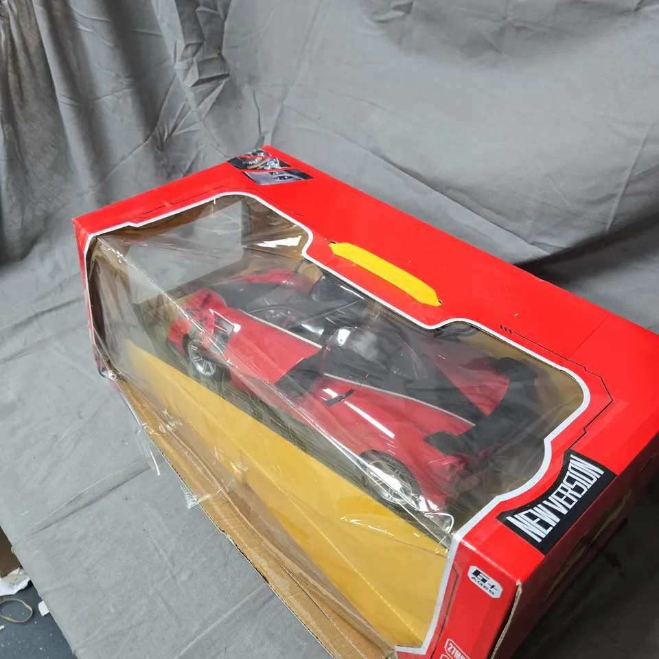 TOP-SPEED REMOTE CONTROL CAR – RED CONVERTIBLE, NEW VERSION, BOXED