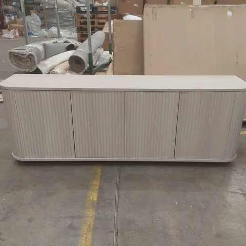 DESIGNER WOODEN 4-DOOR SIDEBOARD