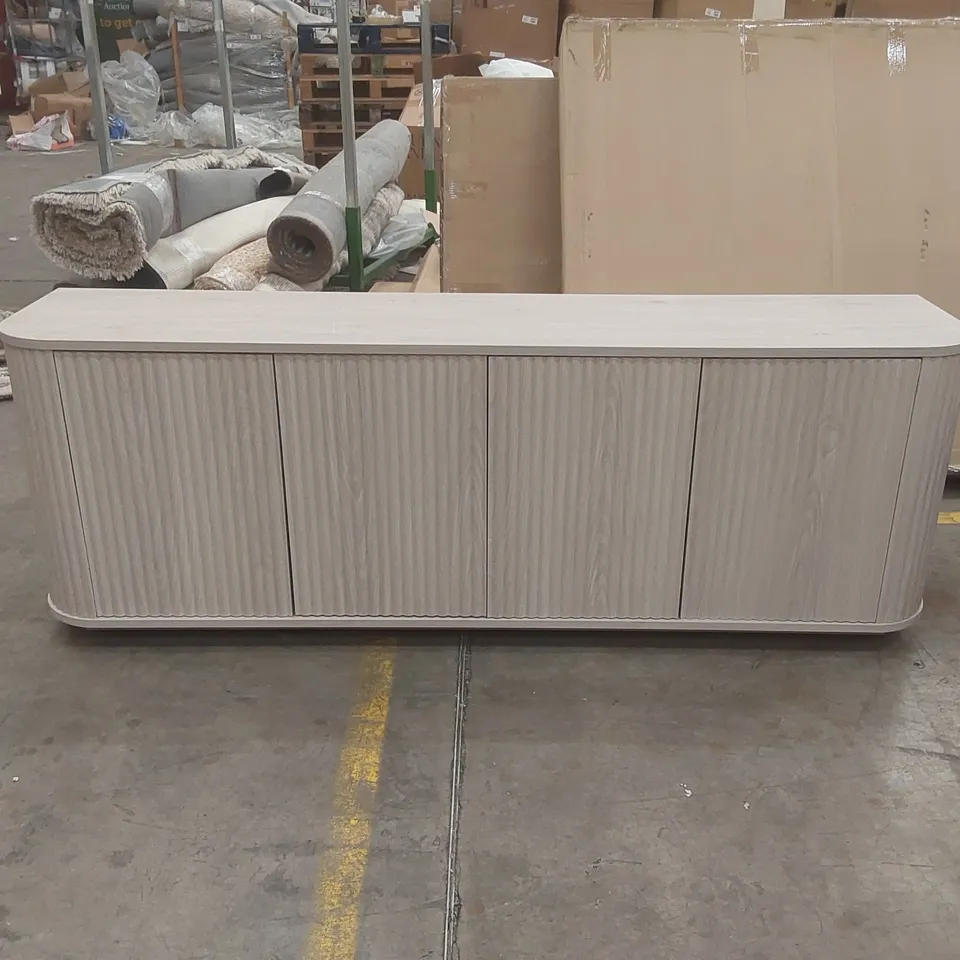DESIGNER WOODEN 4-DOOR SIDEBOARD