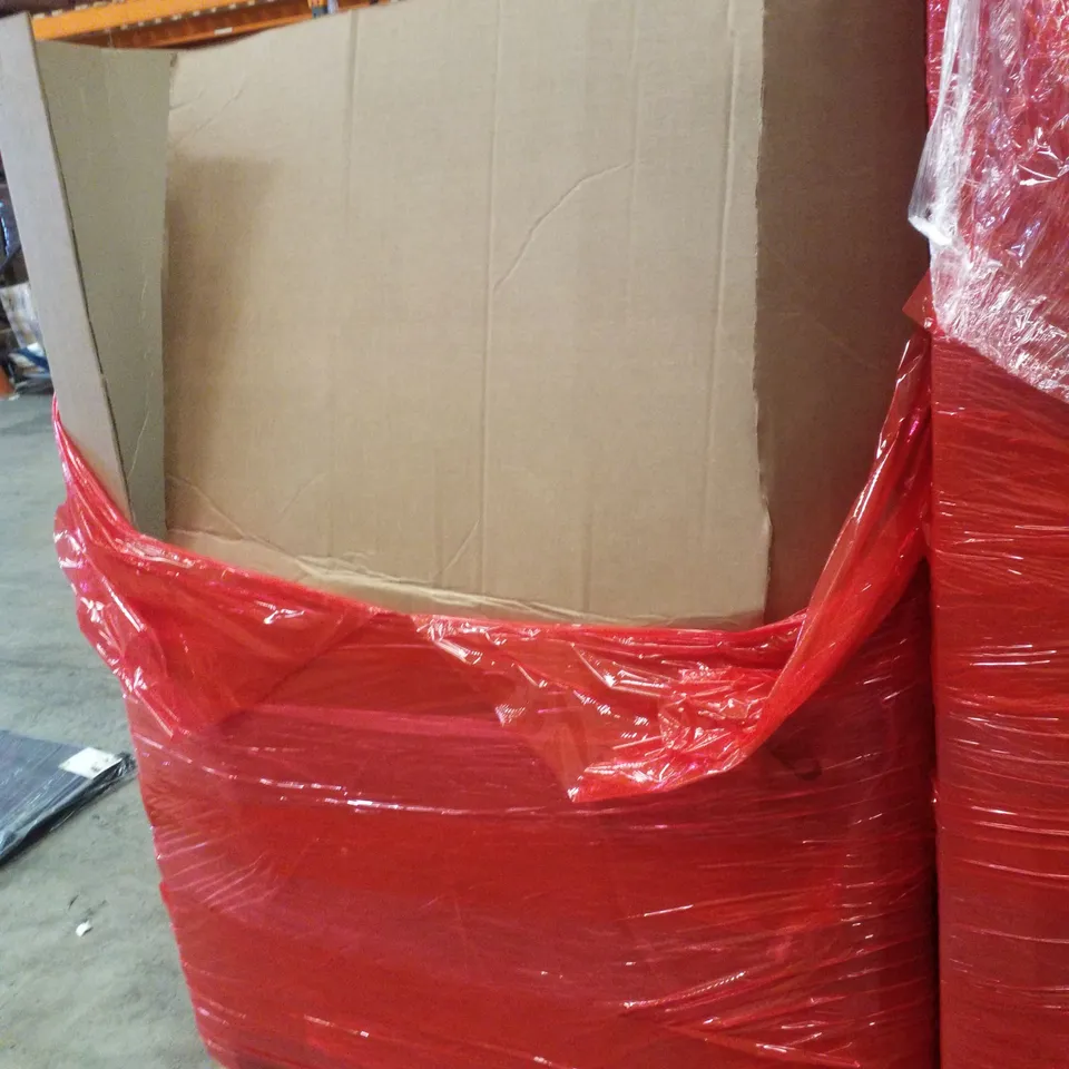 PALLET CONTAINING ASSORTED PRODUCTS INCLUDING WALKING VIBRATION PAD, FOLDING PLAYMAT, METAL BALLOON ARCH & PET CARRYING BAG