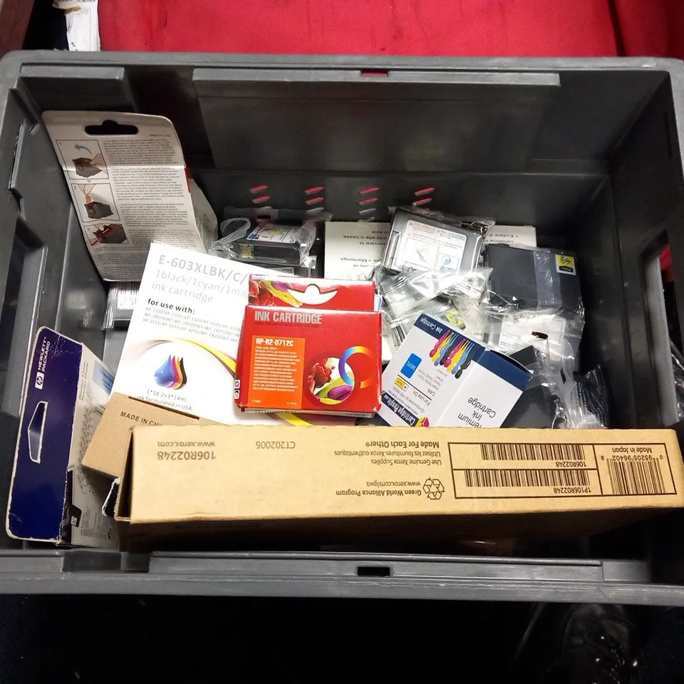 LARGE QUANTITY OF ASSORTED INK CARTRIDGES TO INCLUDE; HP, ECO FILL, CARTRIDGE PEOPLE AND CANON