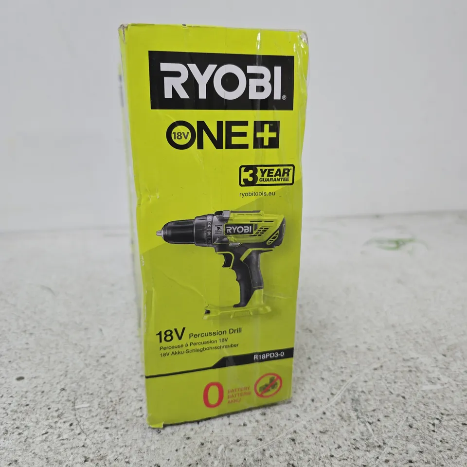 RYOBI ONE 18V PERCUSSION DRILL