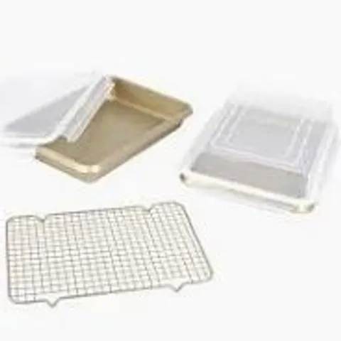 CURTIS STONE SET OF 2 DURA-PAN+ ROAST & BAKE STORE PAN