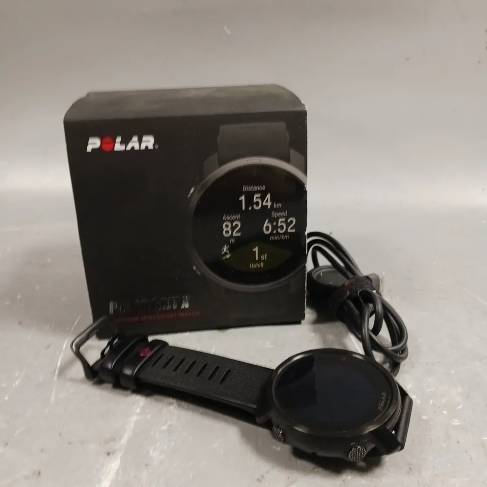 BOXED POLAR GRIT X OUTDOOR MULTISPORT WATCH 