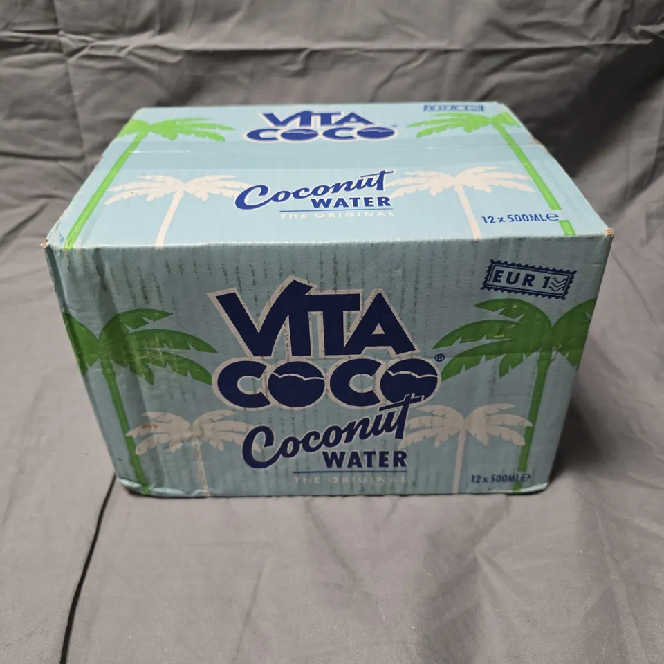 12 X VITA COCO COCONUT ORIGINAL WATER - 12 X 500ML 