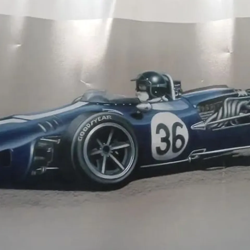 DAN GURNEY EAGLE-WESLAKE MK1 – LIMITED EDITION PRINT 36/50 BY MARK J DAVEY