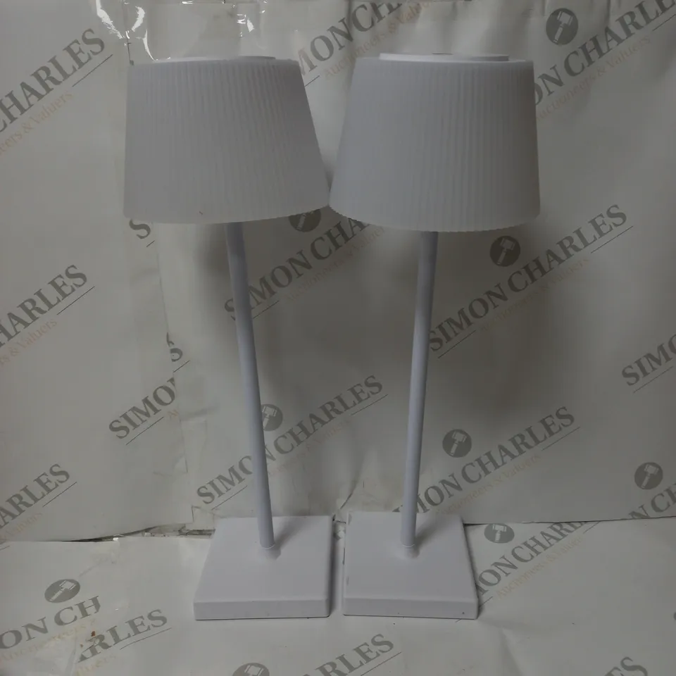 BOXED SFIXX SET OF 2 INDOOR OUTDOOR TOUCH TABLE LIGHTS