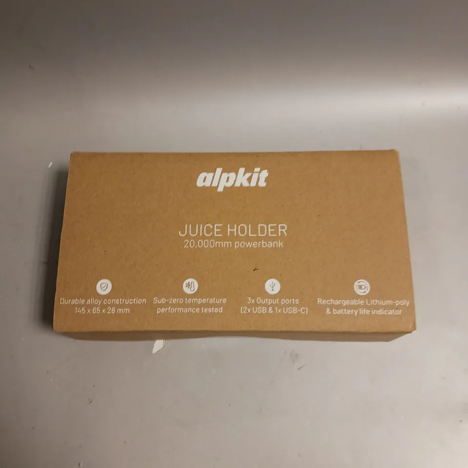 BOXED SEALED ALPKIT 20000 POWERBANK 