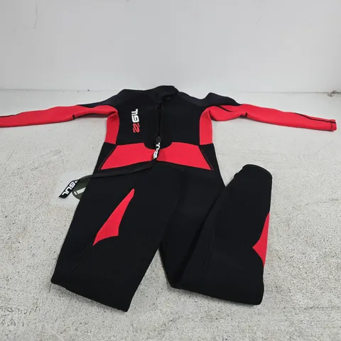 GUL KIDS WETSUIT β BLACK/RED, UK 9β10 YRS (EU 134/140 CM)