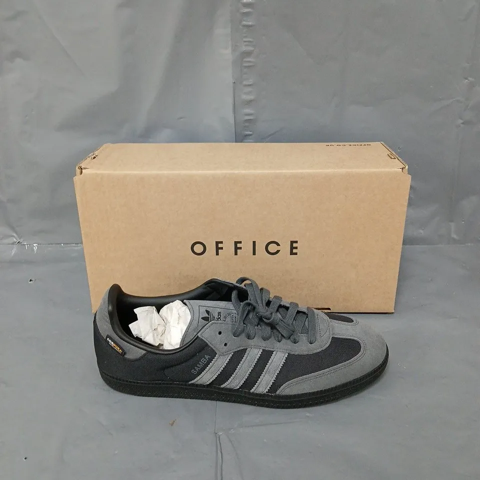 BOXED PAIR OF ADIDAS SAMBA OG GREY UK 11.5