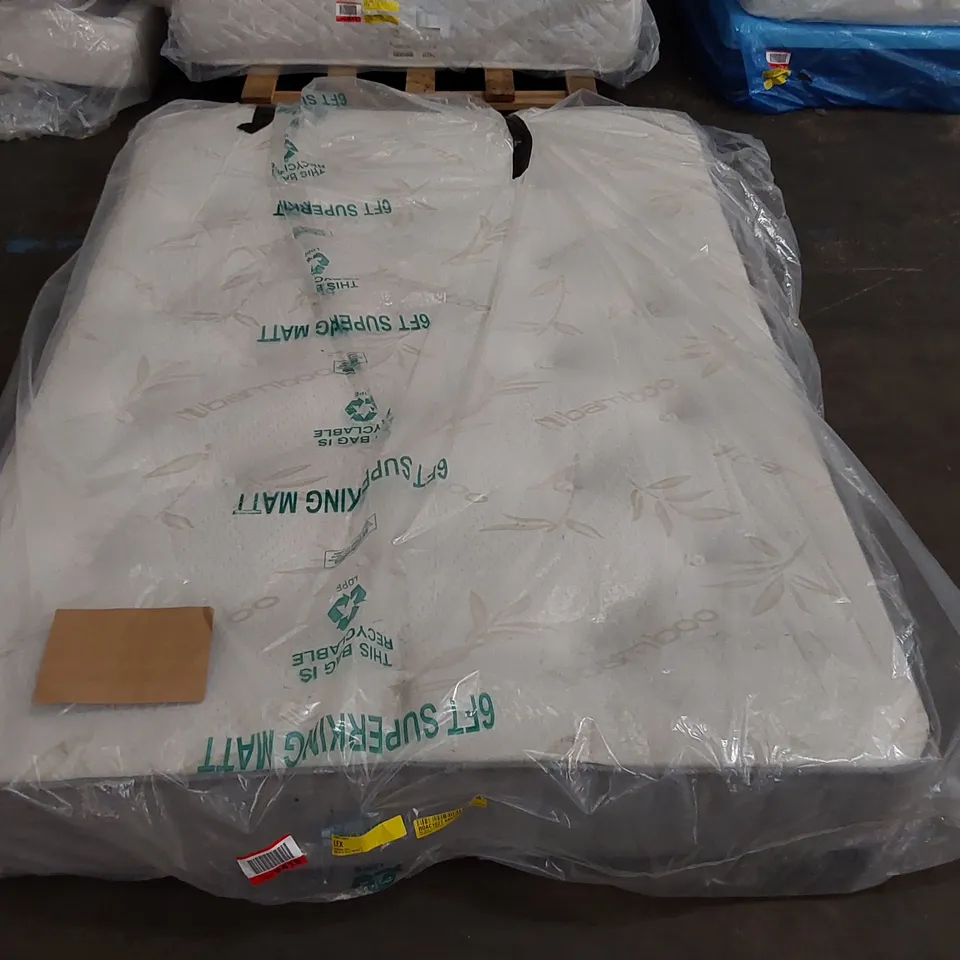 QUALITY BAGGED AVA OPEN COIL 4'6" DOUBLE MATTRESS 