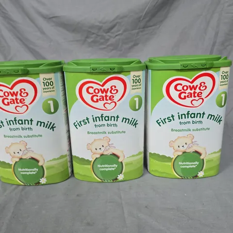 LOT OF 3 COW & GATES 800G FIRST INFANT MILK FROM BIRTH - 1