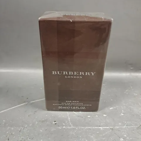 BOXED AND SEALED BURBERRY FOR MEN EAU DE TOILETTE 50ML