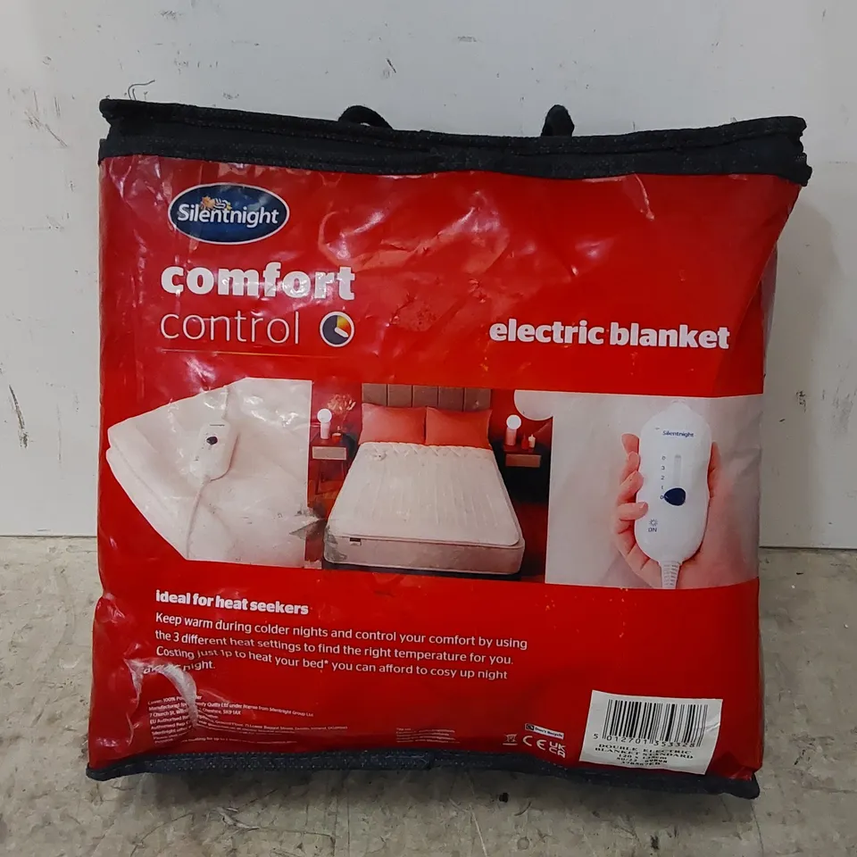 SILENT NIGHT COMFORT CONTROL ELECTRIC BLANKET (1 ITEM)