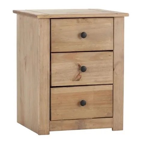 PANAMA 1 DRAWER BEDSIDE CABINET - COLLECTION ONLY