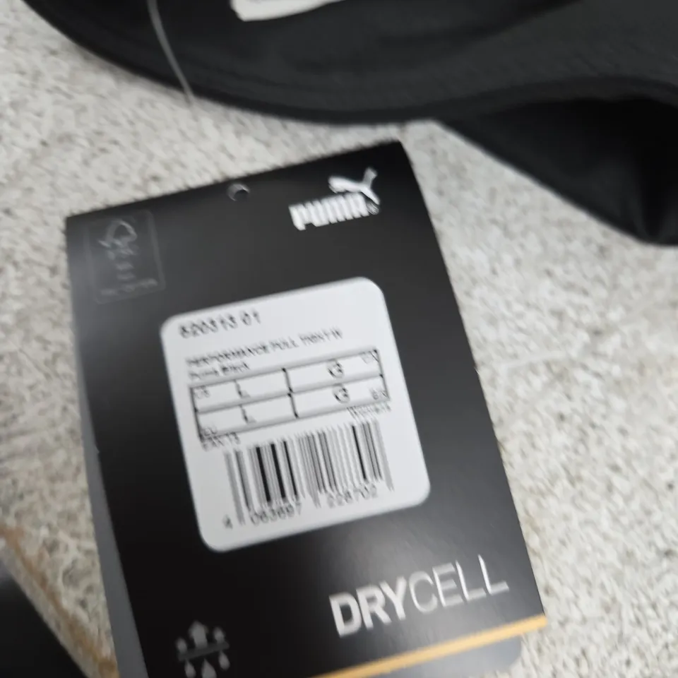 PUMA DRYCELL BLACK ATHLETIC PANTS - LARGE