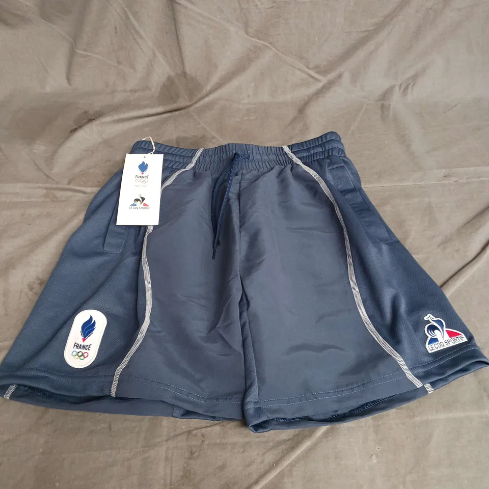 PARIS 2024 OLYMPICS FRANCE SHORTS IN BLUE SIZE XS