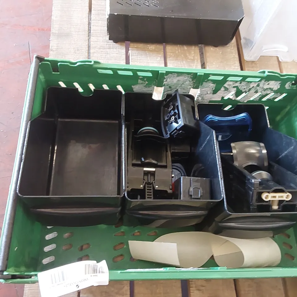 PALLET CONTAINING ASSORTED COMMERCIAL COFFEE MACHINE PARTS AND RELATED ITEMS