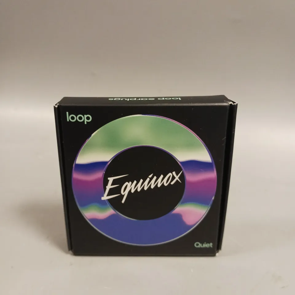 BOXED SEALED LOOP EXPERIENCE EQUINOX EARPLUGS